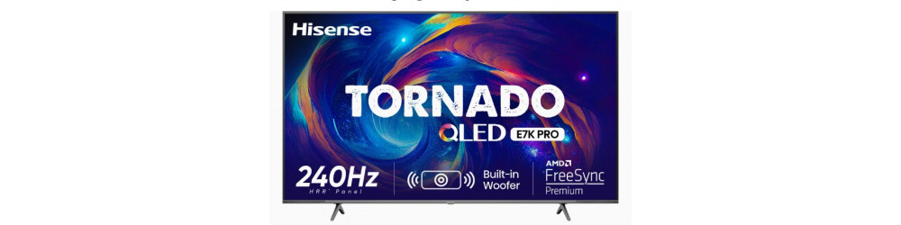 Television: Hisense  (55 inches) Rs.39899 to Rs.41999